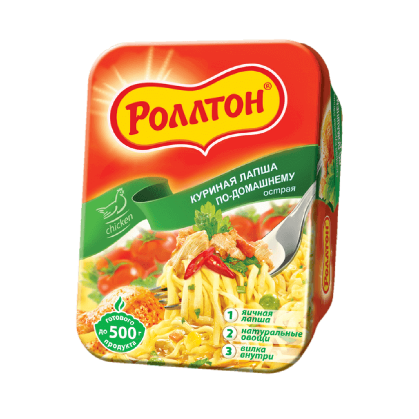 ROLTON Noodles with Chicken Spicy, 90g