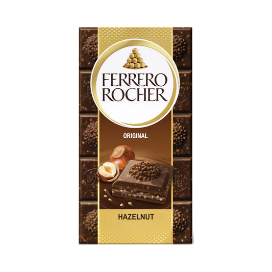 FERRERO Original Chocolate Bar with Hazelnut 90g