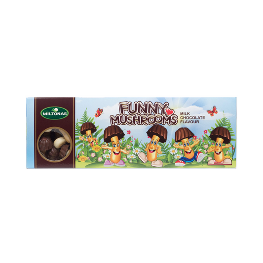 MILTONAS Funny Mushrooms With Milk Chocolate 170g