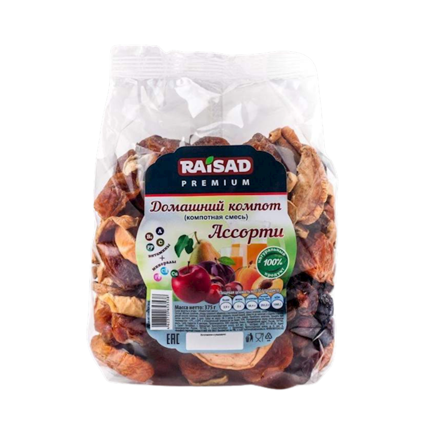 RAISAD Mix for Compote Assorted, 375g