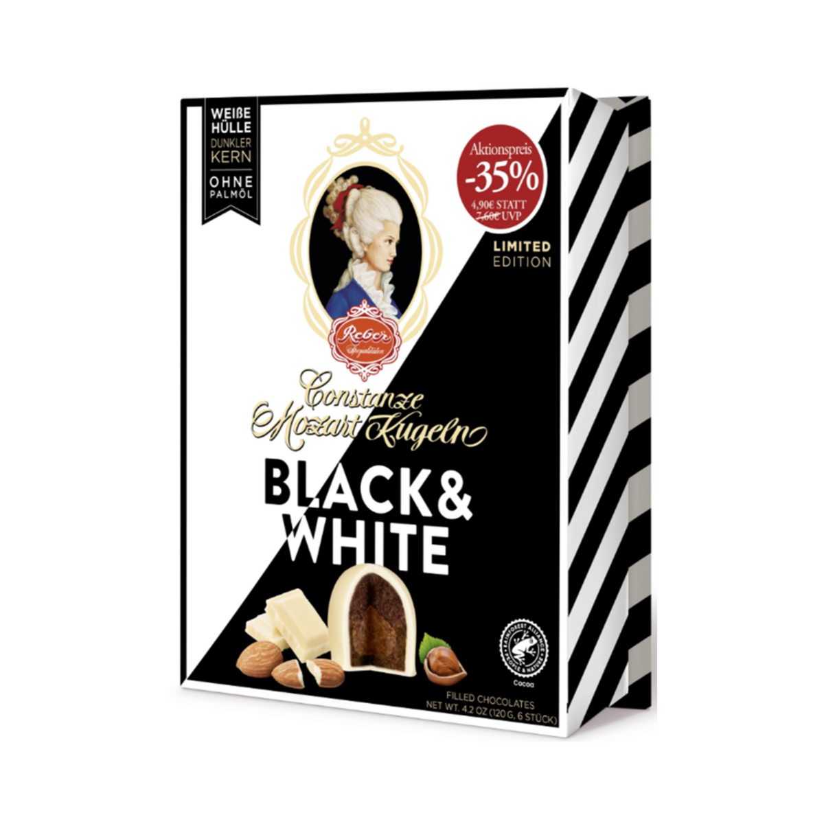 REBER Constanze Black and White Chocolate Gift Box 120g