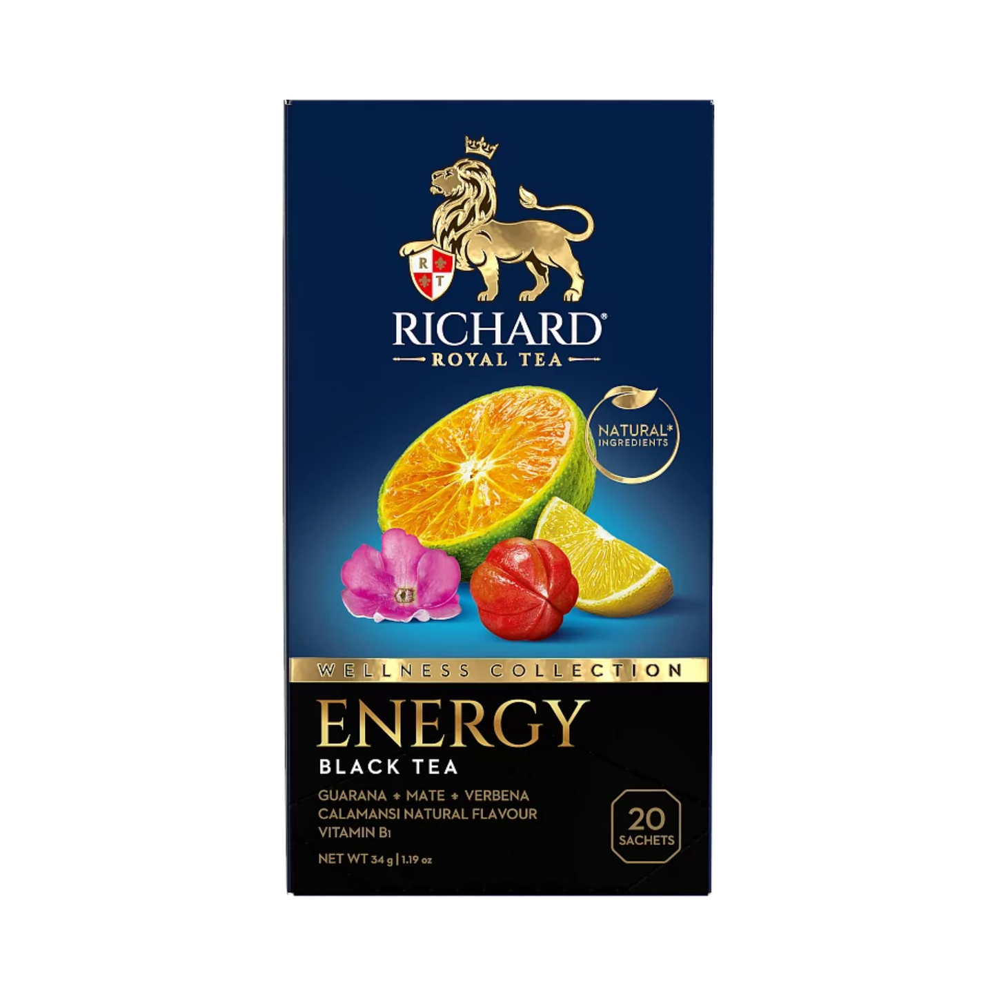 RICHARD Energy Black Tea, 20 tb