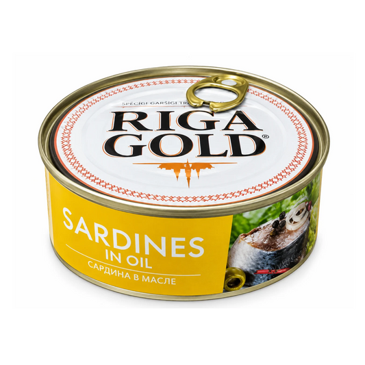 RIGA GOLD Sardines in Oil, 240g