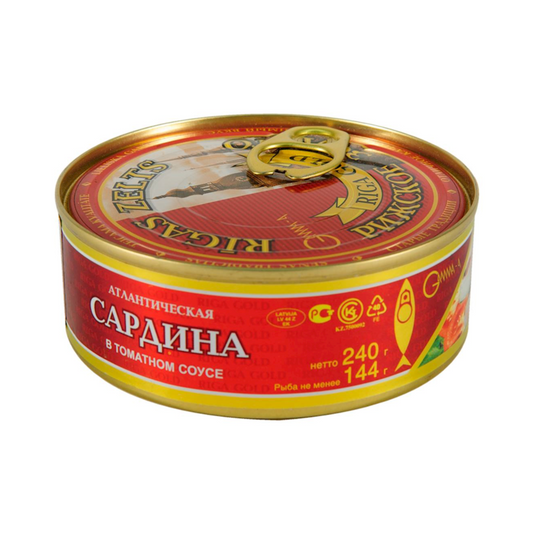 RIGA GOLD Sardines in Tomato, 240g