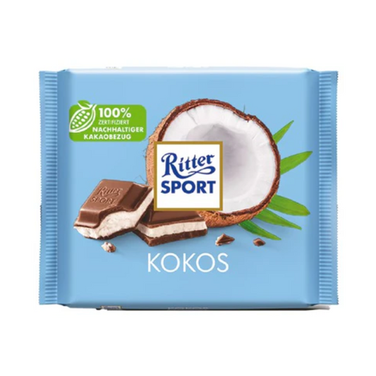 RITTER SPORT Milk Chocolate Coconut 100g
