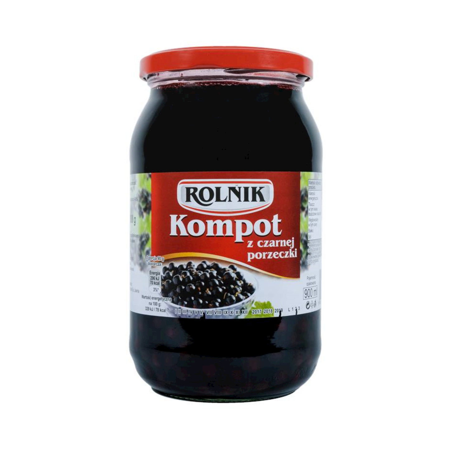ROLNIK Blackcurrant Compote, 900ml