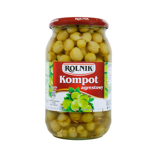 ROLNIK Gooseberry (Kryzhovnik) Compote, 900ml