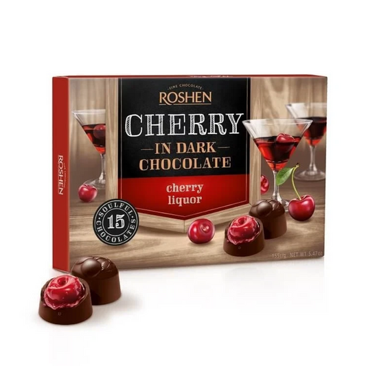 ROSHEN Candy Gift-Box Cherry with Cherry Liquor 155g