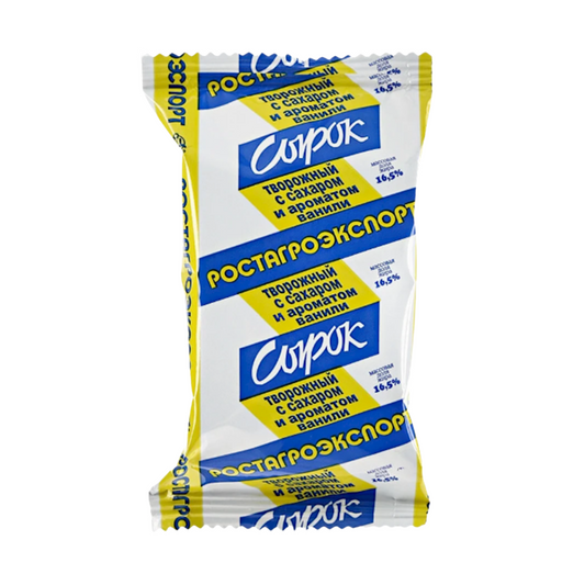 ROSTAGROEXPORT Farmer Cheese Dessert Vanilla (Syrok), 90g
