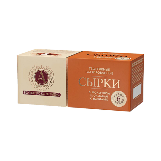 ROSTAGROKOMPLEX Condensed Milk Glazed Cheesecake Bar Box, 6/25g