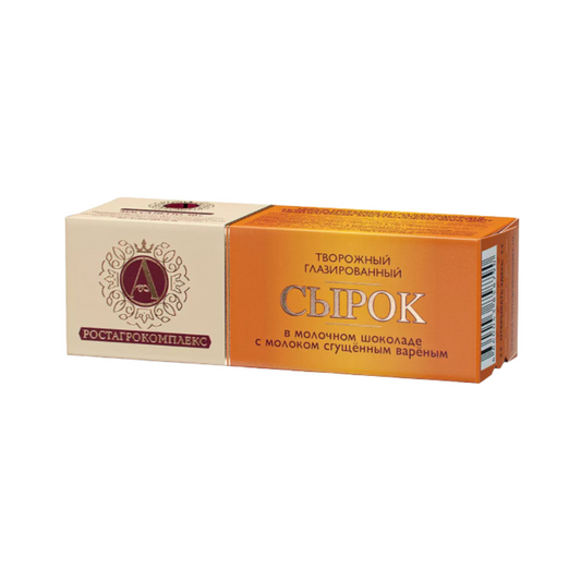 ROSTAGROKOMPLEX Condensed Milk Glazed Cheesecake Bar, 50g