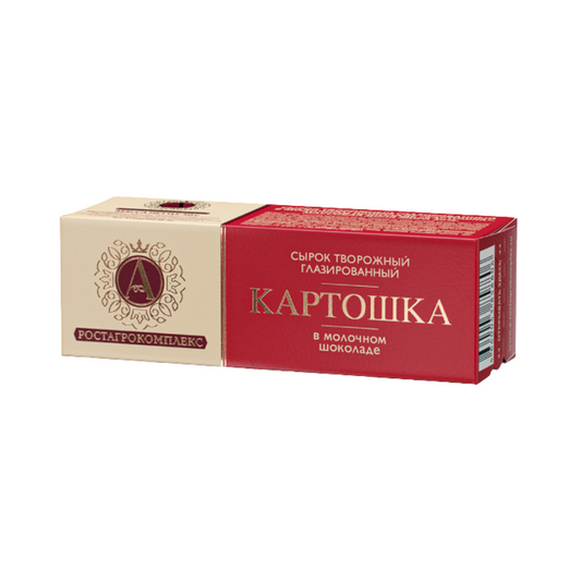АЛЕКСАНДРОВ Сырок "Картошка" в молочном шоколаде, 50г