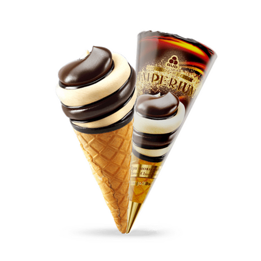 RUD Imperium Three Chocolates Ice Cream Cone 100g