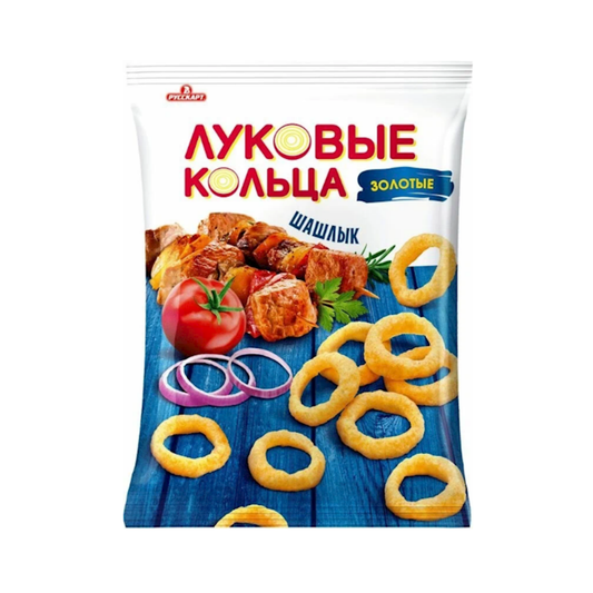 RUSSKAYA KARTOSHKA Crispy Rings with Onion and Shishkebab Flavor, 90g