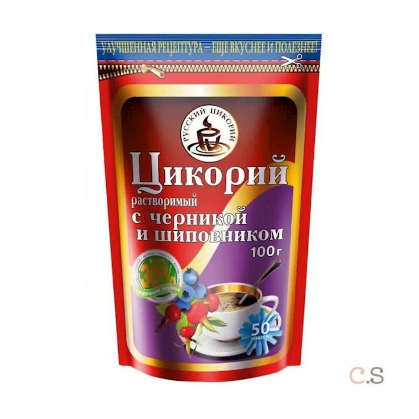 RUSSKI TSIKORY Blueberry/Rosehip Chicory 100g
