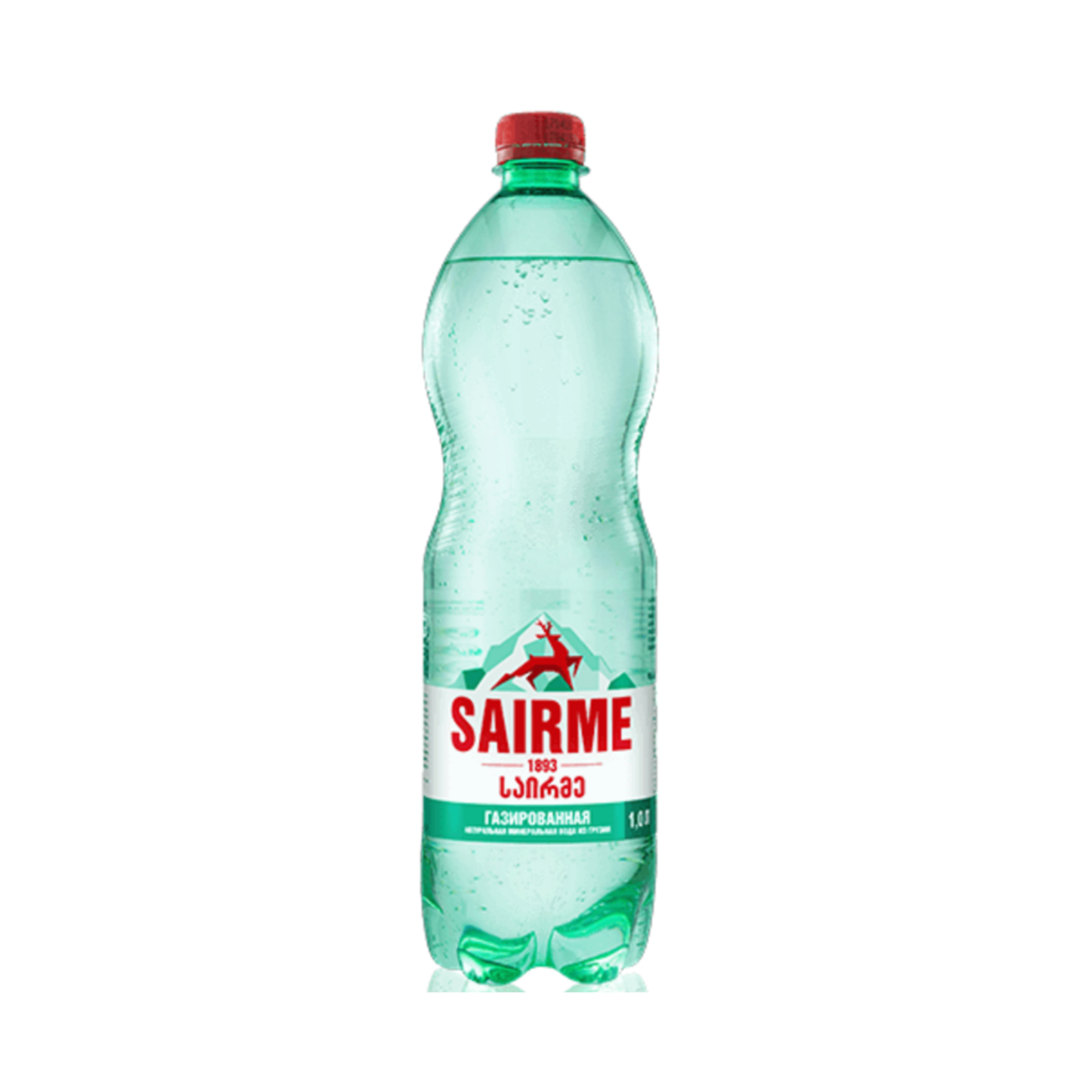 SAIRME Natural Sparkling Mineral Water, 1000ml