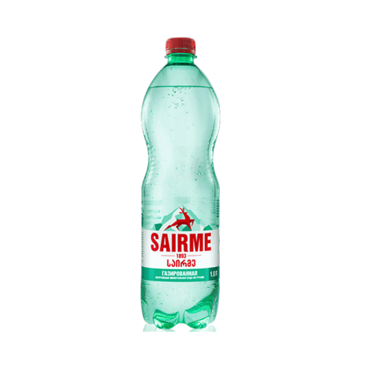 SAIRME Natural Sparkling Mineral Water, 1000ml