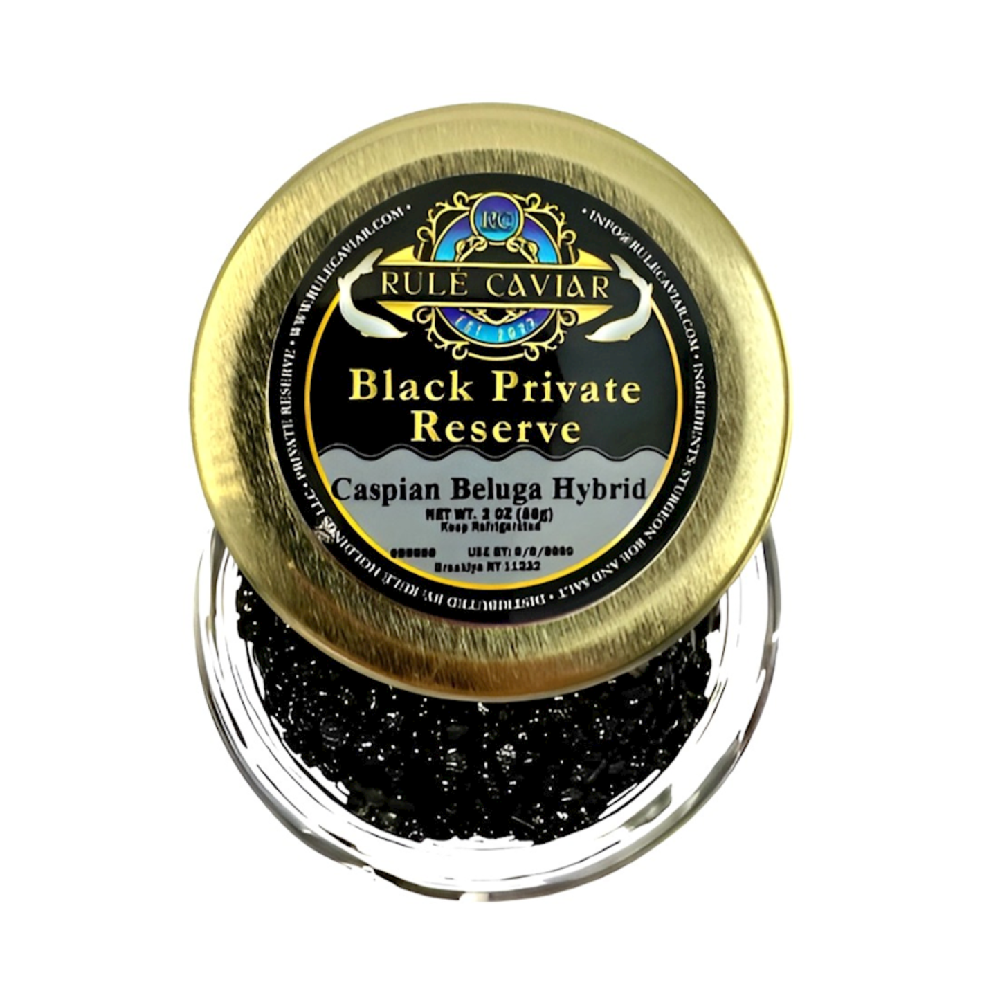 RF Caspian Beluga Hybrid Caviar, 56g (Jar)