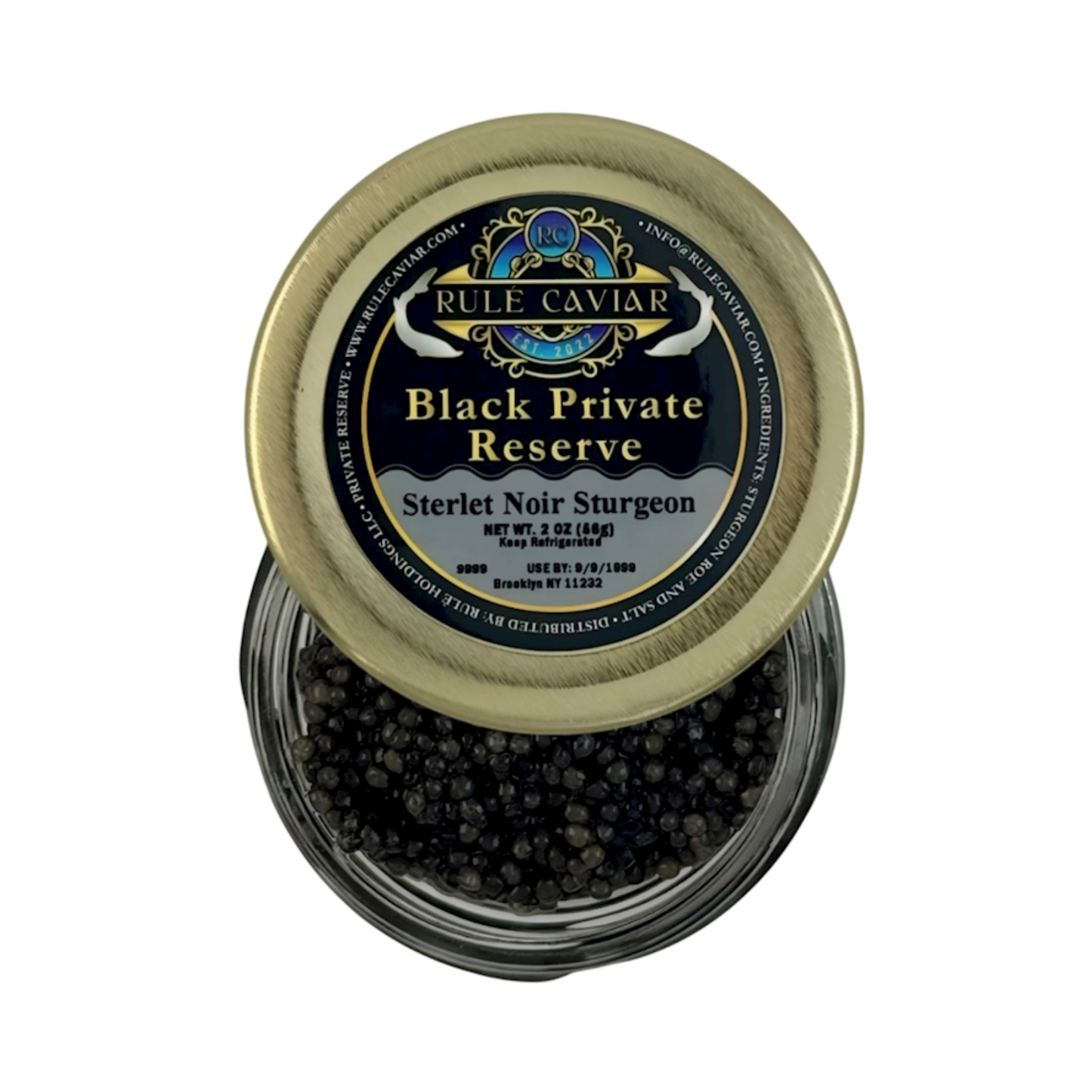 RF Sterlet Noir Sturgeon Caviar 56g (Jar)