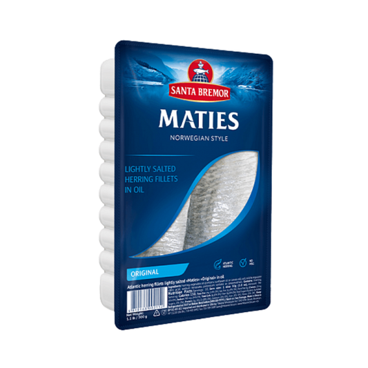 SANTA BREMOR Matjes Herring Fillet in Oil, 500g