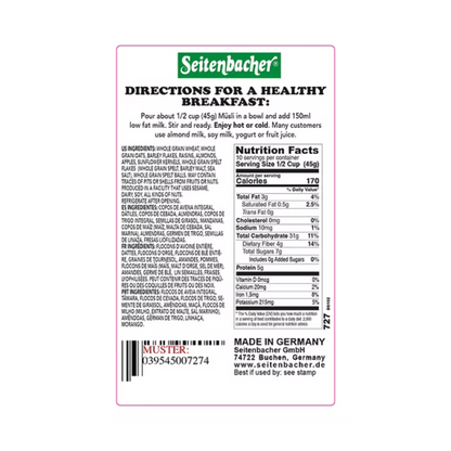 SEITENBACHER German Grain Muesli 454g