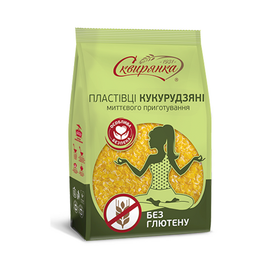 SKVYRIANKA Corn Flakes Instant Gluten-Free, 400g