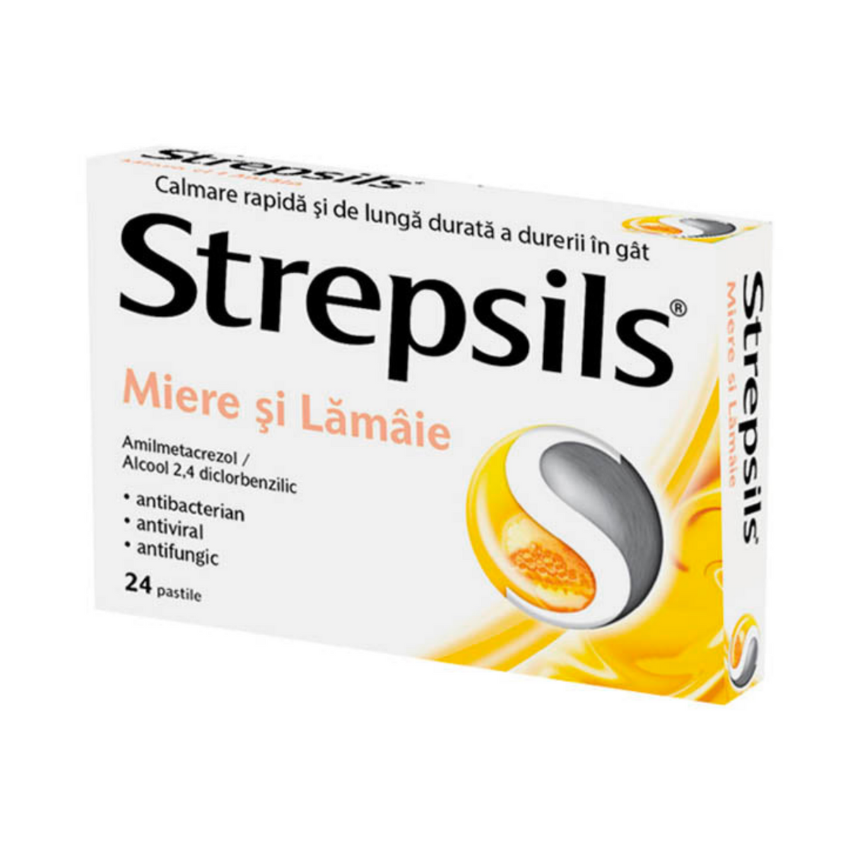 STREPSILS Sore Throat Lozenges, 24 pastile