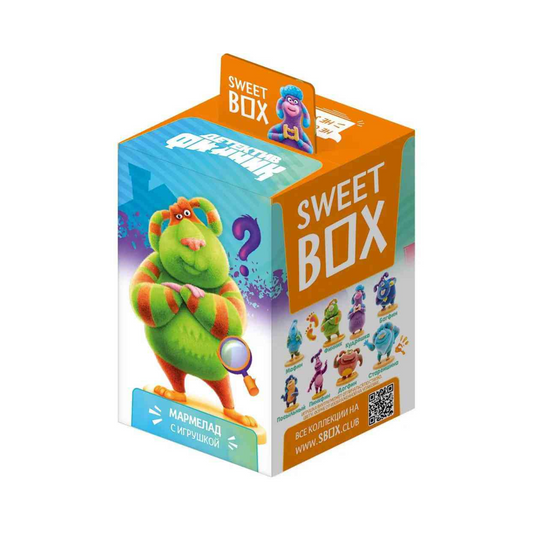 SWEET BOX Fruit Jelly Marmalade "Detective Finnik" with Toy, 10g