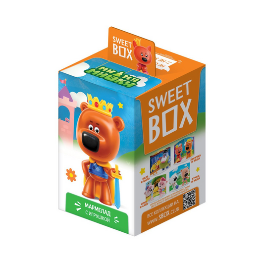 SWEET BOX Fruit Jelly Marmalade "Mi-Mi-Mishki-5" with Toy, 10g