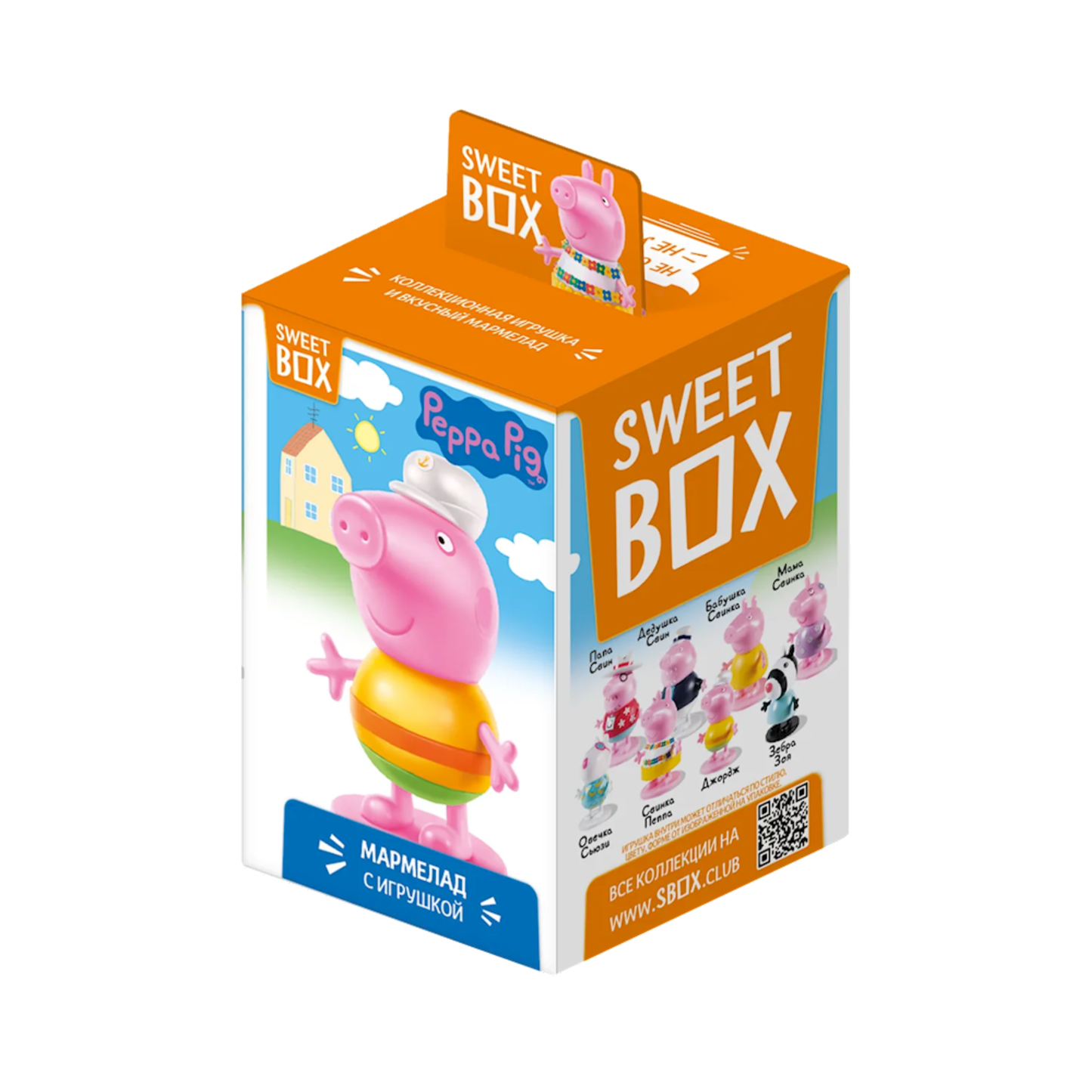 SWEET BOX Fruit Jelly Marmalade "Peppa Pig" with Toy, 10g