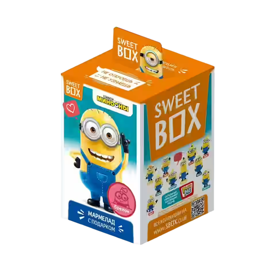 SWEET BOX Fruit Marmalade with a Toy Minions, 10g