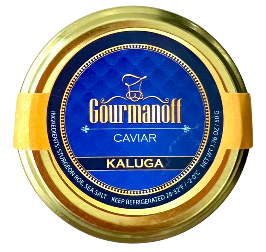 GOURMANOFF Caviar Black Kaluga, 50g