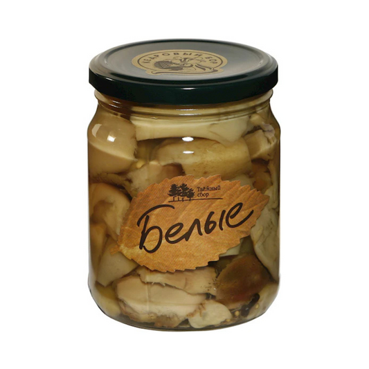 TAEZHNYI SBOR Marinated White Mushrooms 500g