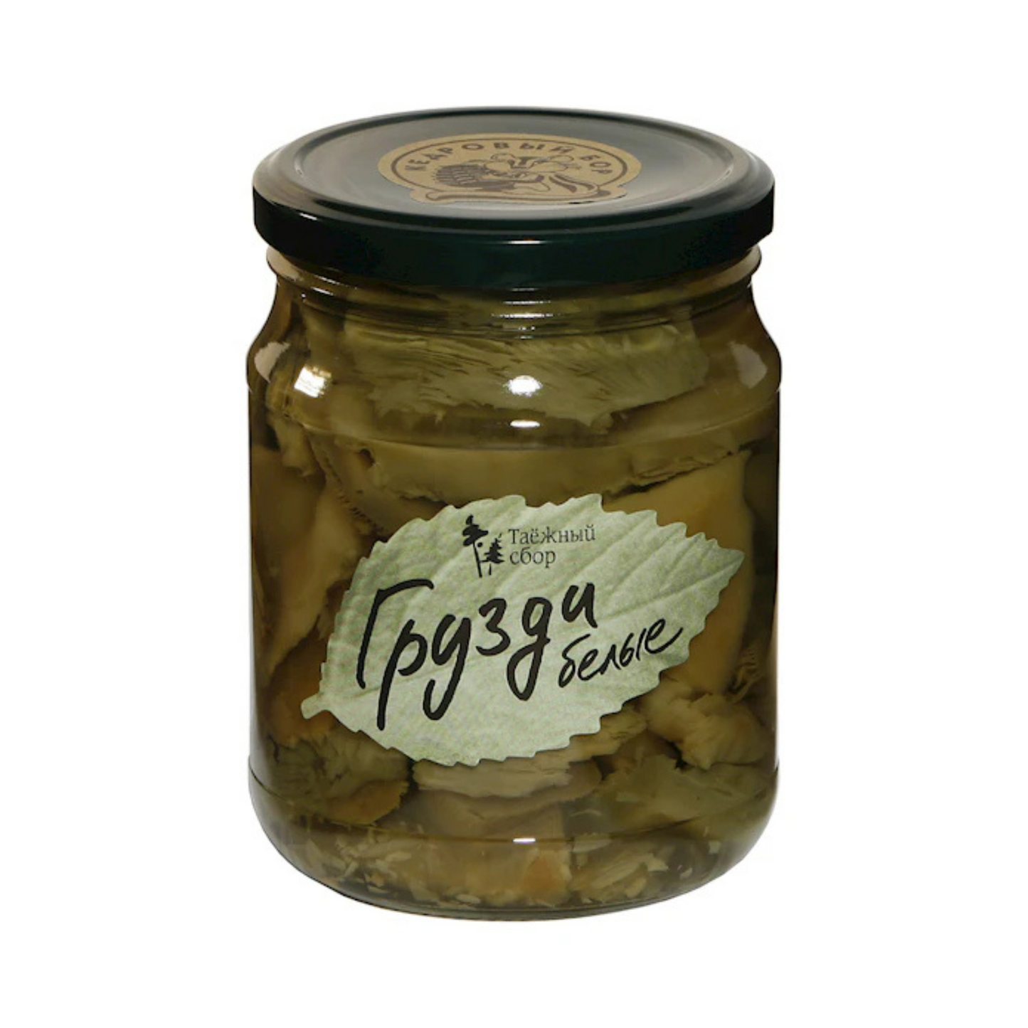 TAEZHNYI SBOR Salted White Milk Mushrooms (Gruzdy) 500g