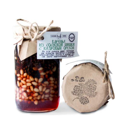 TAEZHNYI TAYNIK Pine Cone Preserve with Pine Nuts 450g