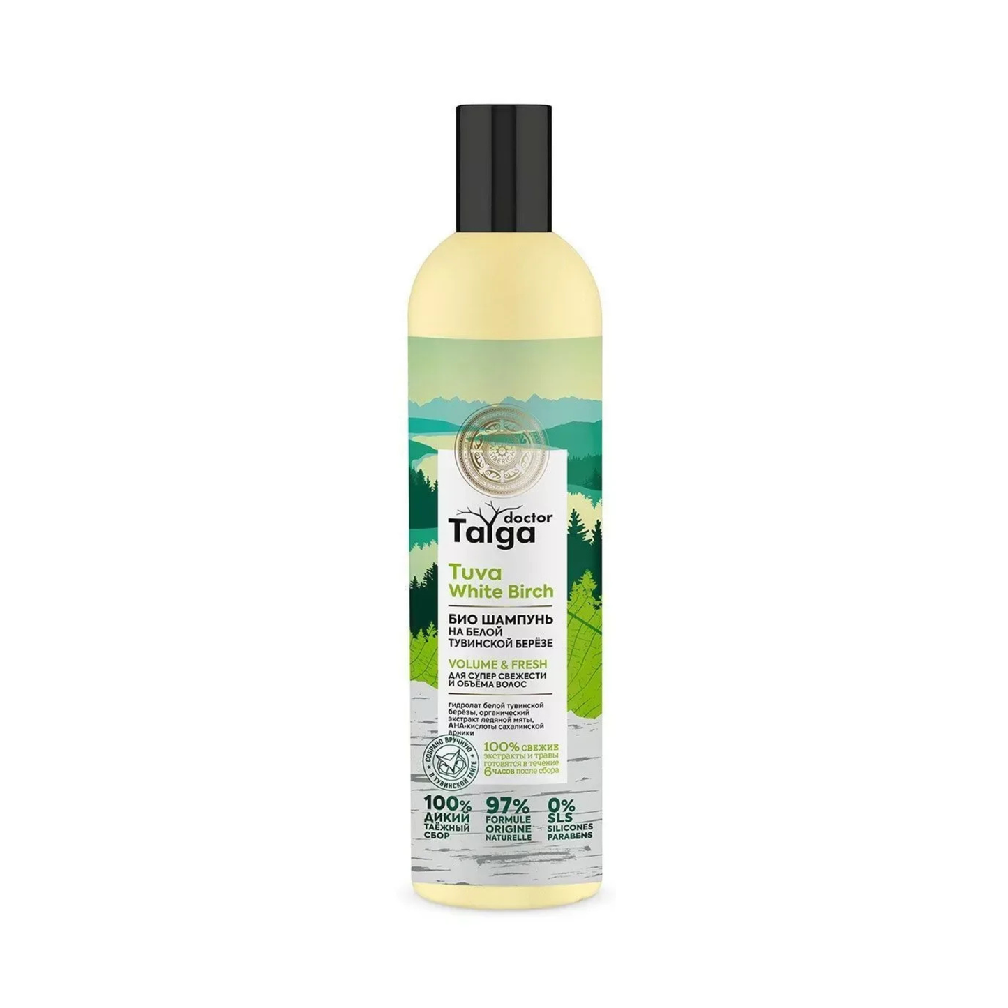 TAIGA SIBERICA Hair Shampoo Volume & Fresh, 400ml