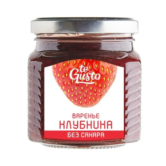 TE GUSTO Sugar Free Strawberry Preserve 300g