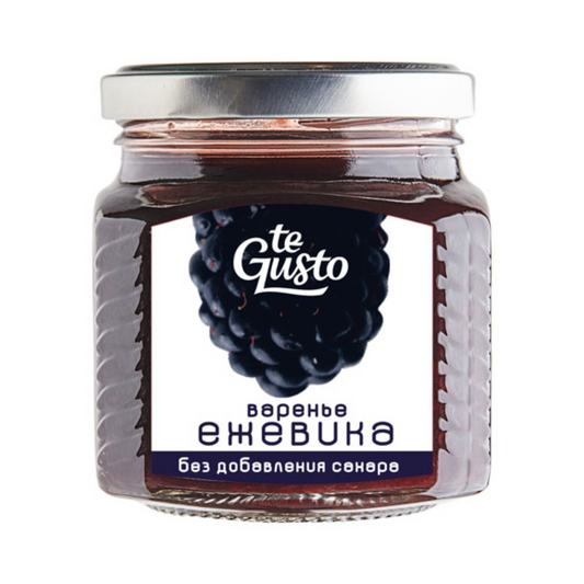 TE GUSTO Sugar Free Blackberry Preserve 300g
