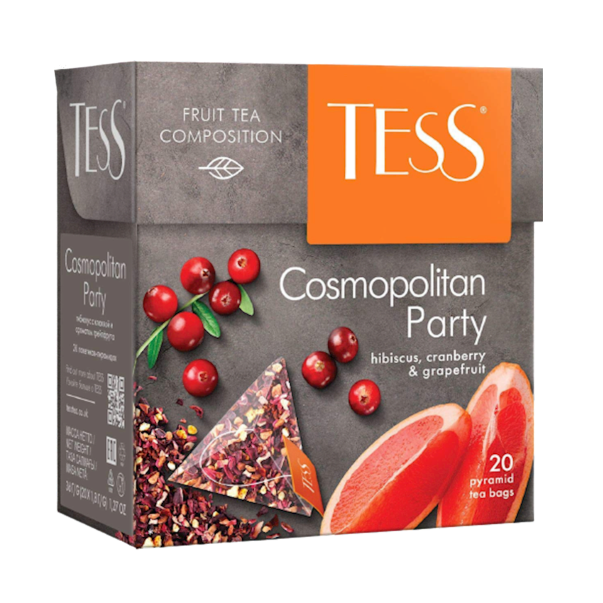 TESS Fruit Tea Cosmopolitan Party, 20 pyramids