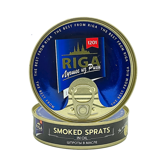 THE BEST OF RIGA Smoked Sprats in Oil (E/O), 160g