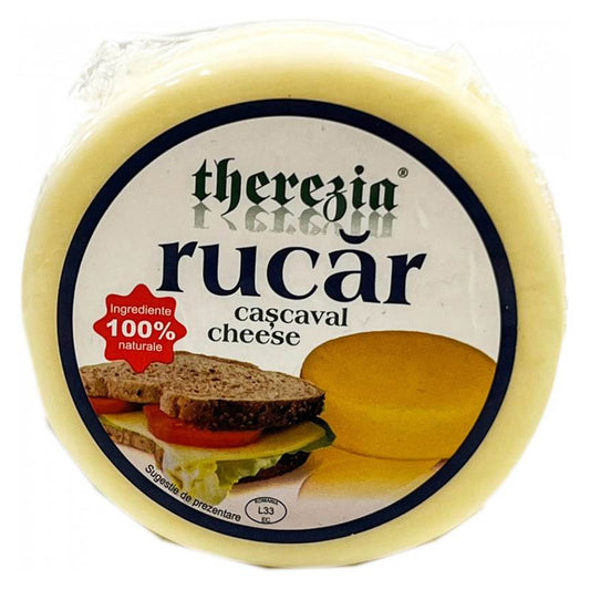 THEREZIA Rucar Cascaval (Kashkaval) Cow Milk Cheese, 300g