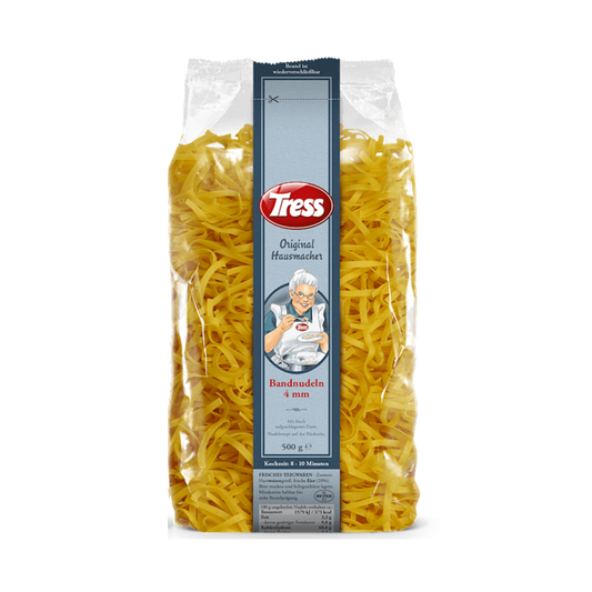TRESS Egg Ribbon Noodles 4mm Bandnudeln, 500g