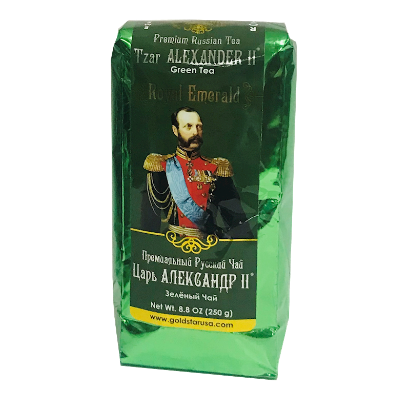 TSAR ALEXANDER II Royal Emerald Green Tea Loose Leaf, 250g