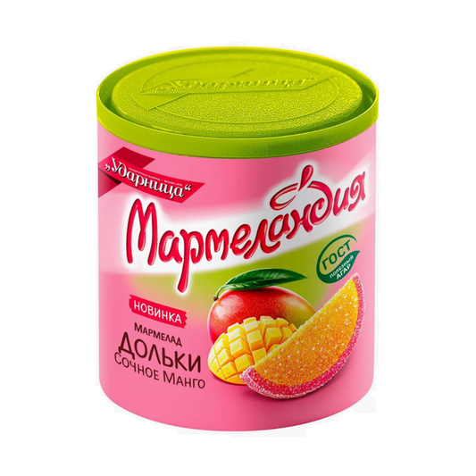 UDARNITSA Mango Marmalade Slices, 250g