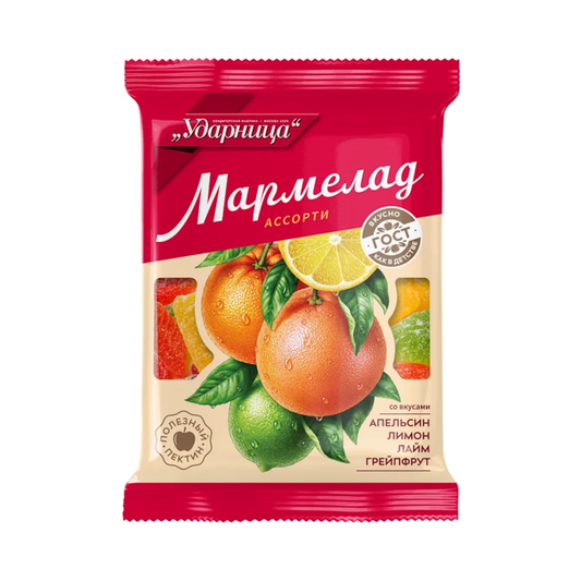 UDARNITSA Orange,Lemon,Grapefruit and Lime Marmalade, 275g