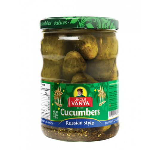 UNCLE VANYA Marinated Cucumbers Russian Style 950g