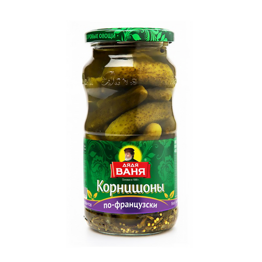 UNCLE VANYA Pickled Baby Cucumbers French Style 460g