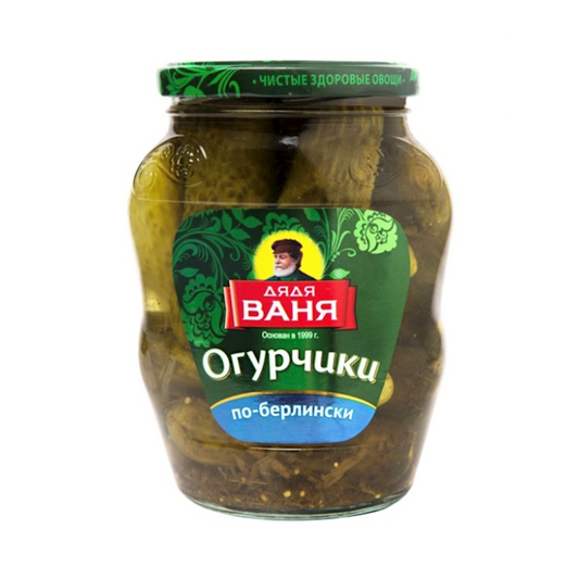 UNCLE VANYA Pickled Cucumbers Berlin Style 680g