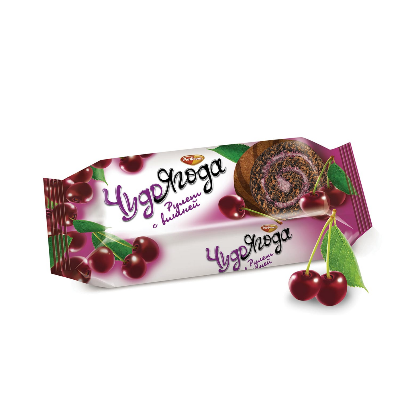 UNICONF Chudo-Yagoda Biscuit Roll with Cherry 200g