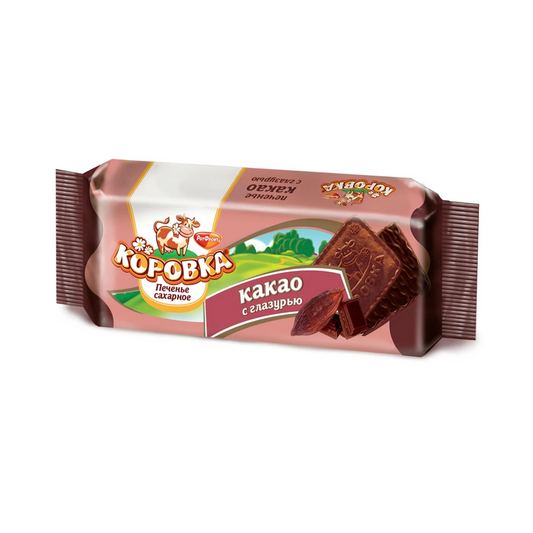 UNICONF Korovka Cookies with Cocoa Chocolate Glazed 115g